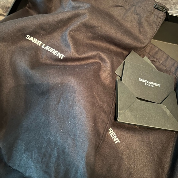 AUTHENTIC SAINT LAURENT Leopard Mink Sandals - Picture 12 of 16